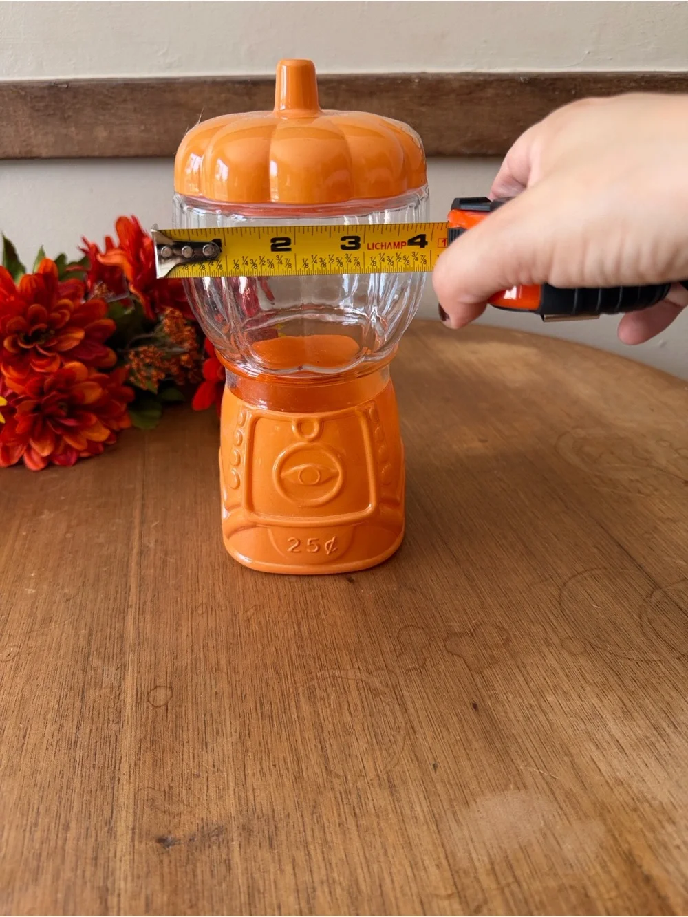 Target Orange Gumball Machine Kitchen Canister